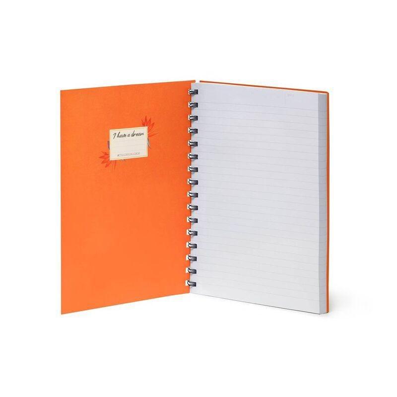 Legami Notebook With Spiral Large Lined - Yellow Tropical, , large image number 1