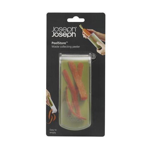 Joseph Joseph Peelstore Waste Collecting Peeler Green, , large image number 1