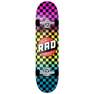 RAD - Rad Dude Crew Skateboard Checkers Neon Fade (7.75-Inch)