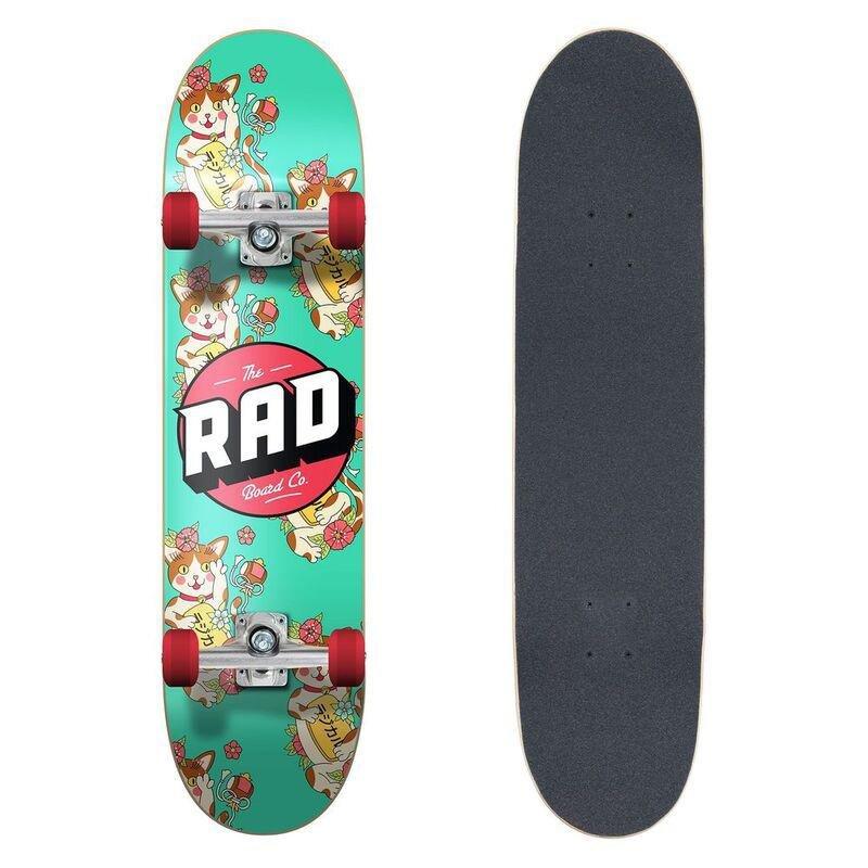 Rad Dude Crew Skateboard Lucky Cat - Jade (7.75-Inch), , large image number 0