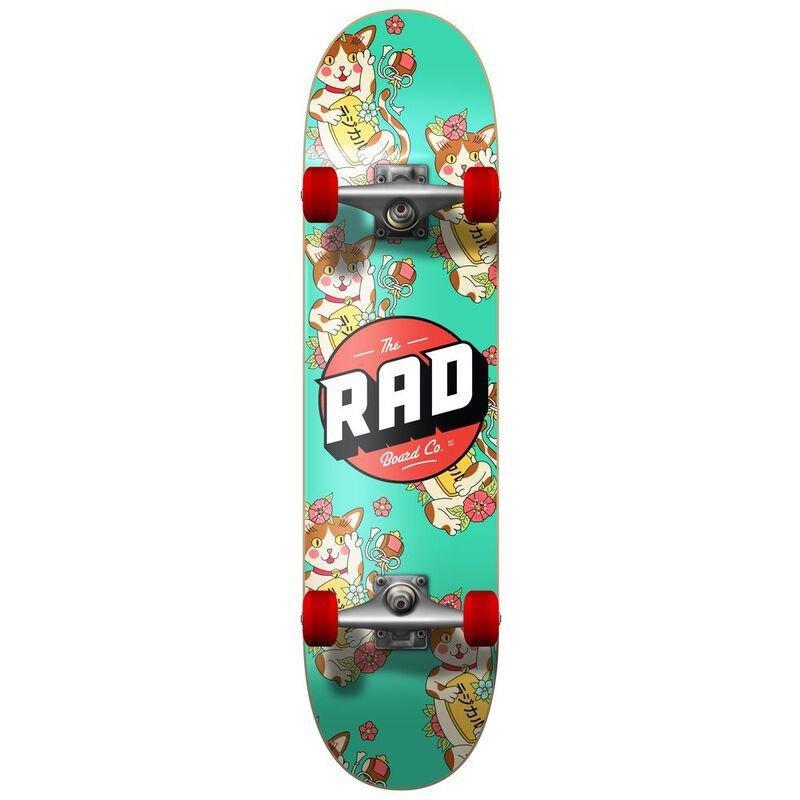 Rad Dude Crew Skateboard Lucky Cat - Jade (7.75-Inch), , large image number 1
