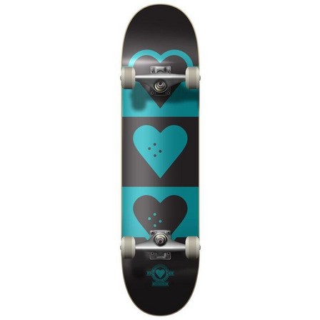 THS - The Heart Supply Squadron Complete Skateboard Teal (31-Inch x 8-Inch)