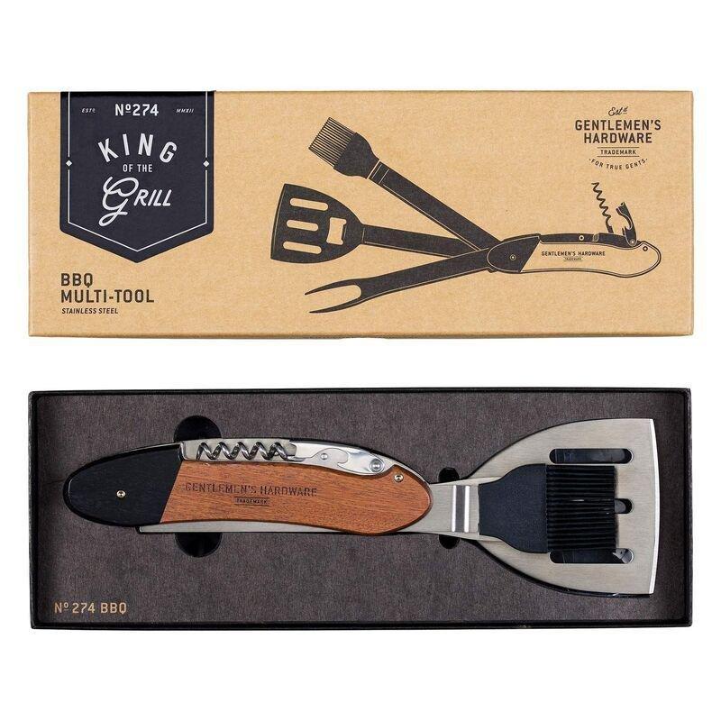 Gentlemen's Hardware BBQ Multi-Tool Stainless Steel/Wood, , large image number 0