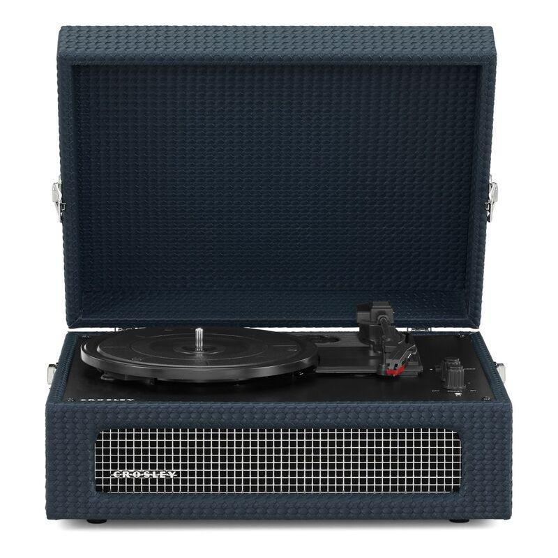 Crosley Voyager Portable Bluetooth Bluetooth Turntable with Built-In Speakers - Navy, , large image number 0