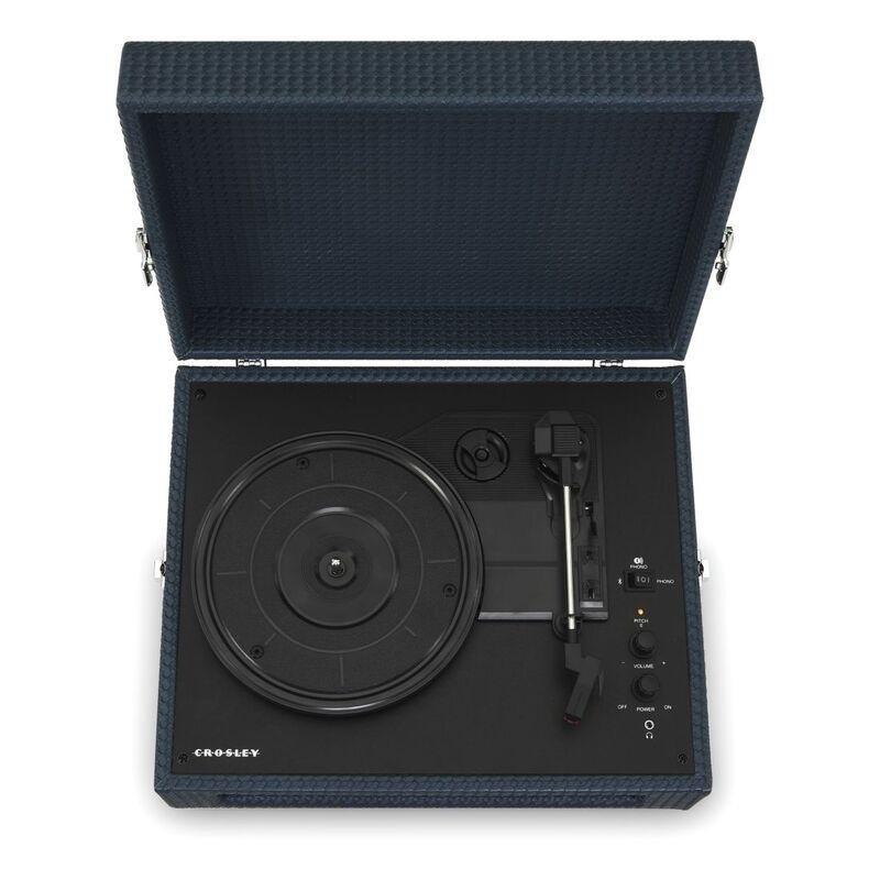 Crosley Voyager Portable Bluetooth Bluetooth Turntable with Built-In Speakers - Navy, , large image number 2