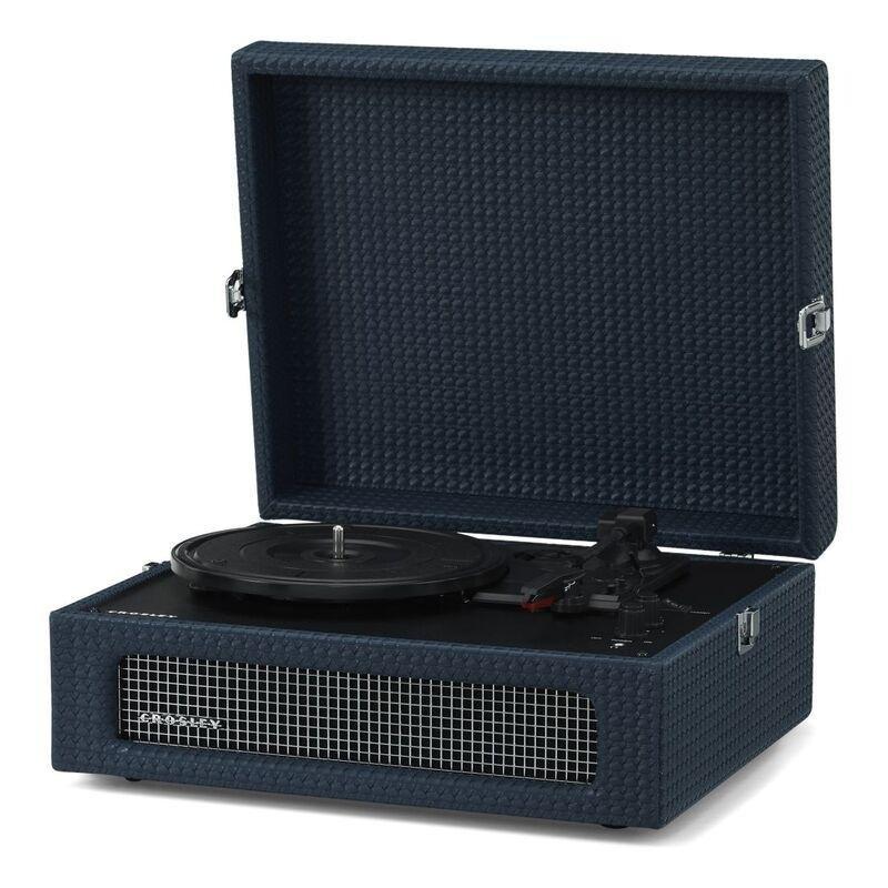 Crosley Voyager Portable Bluetooth Bluetooth Turntable with Built-In Speakers - Navy, , large image number 4