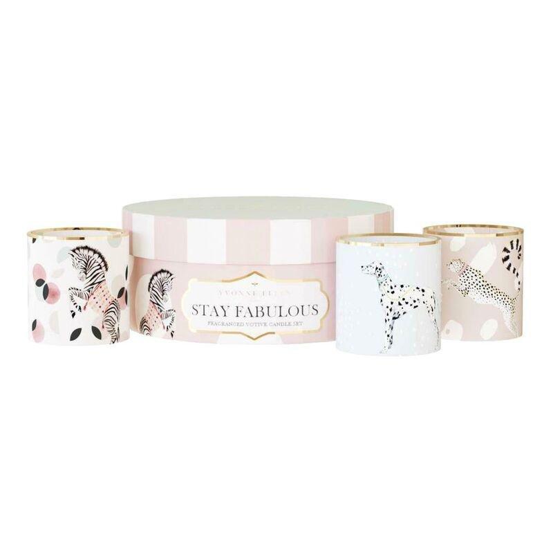 Yvonne Ellen Votive Candle Gift Set Stay Fabulous, , large image number 0