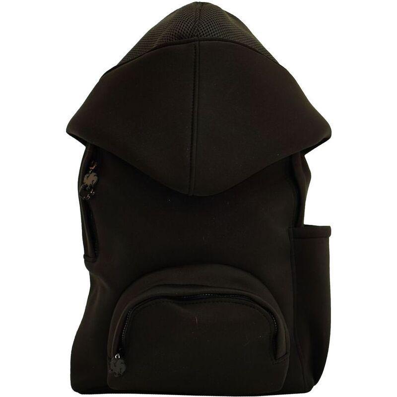 Morikukko Hooded Backpack Black, , large image number 1