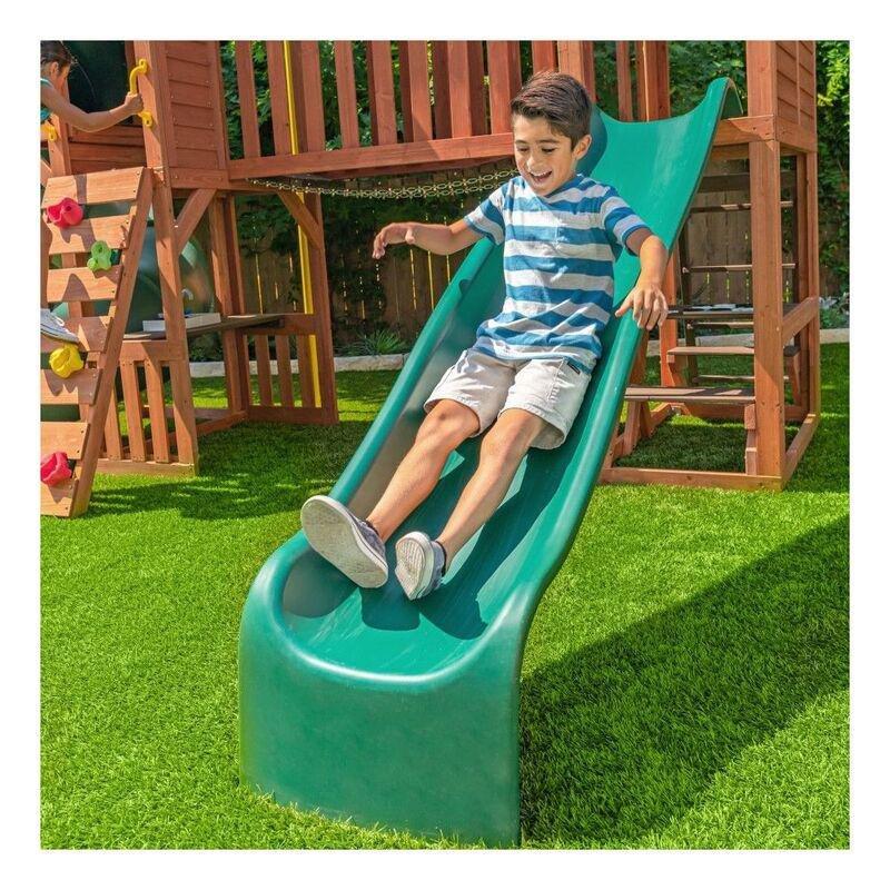 Kidkraft Boulder Bluff 2-In-1 Wooden Swing Set, , large image number 0