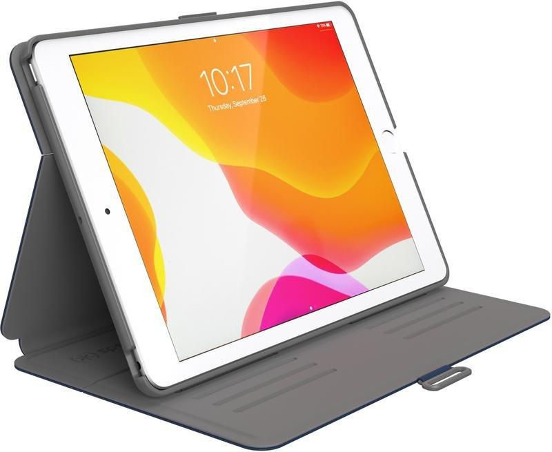 Speck Balance Folio Case With Microban for iPad 10.2 2019-21 Arcadia Navy/Moody Grey, , large image number 1