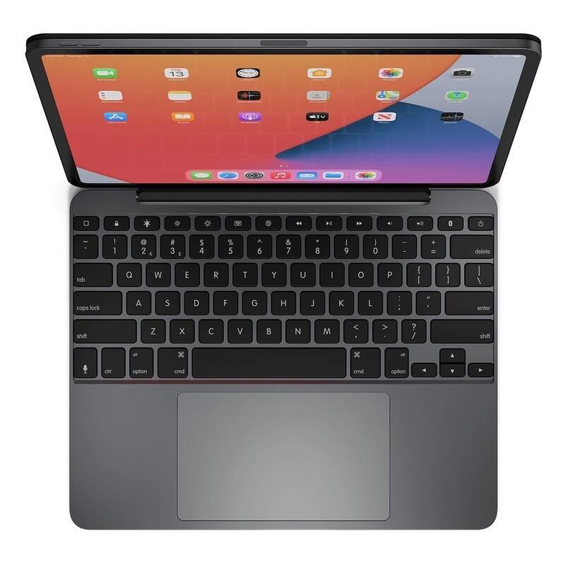 Brydge Max+ Wireless Keyboard with Trackpad for iPad Pro 12.9 3rd-5th Gen/iPad Pro 11/iPad Air 4th Gen Space Gray, , large image number 1