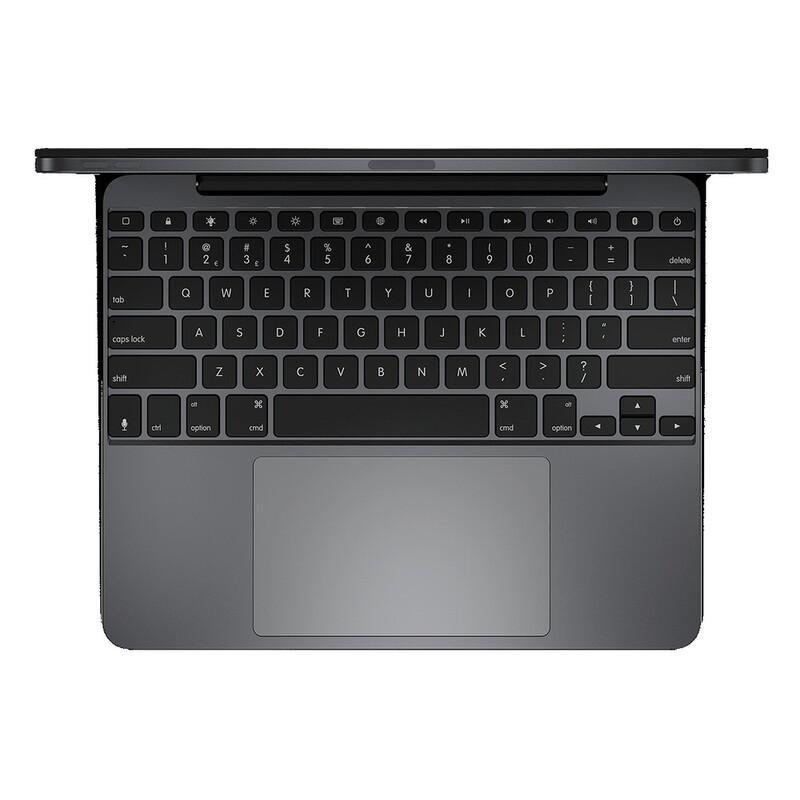 Brydge Max+ Wireless Keyboard with Trackpad for iPad Pro 12.9 3rd-5th Gen/iPad Pro 11/iPad Air 4th Gen Space Gray, , large image number 3