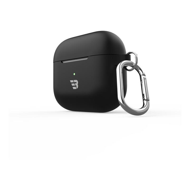Baykron PT-P148 Airpod pro 3 Silicone Case with Carabiner Black, , large image number 1