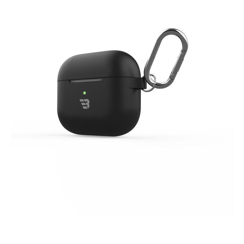 Baykron PT-P148 Airpod pro 3 Silicone Case with Carabiner Black, , large image number 4