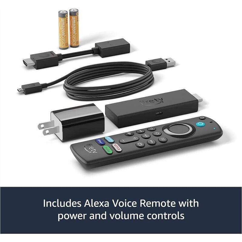 Amazon Fire TV Stick 4K MAX Streaming Device Wi-Fi 6 Alexa Voice Remote (Includes TV Controls) - Black, , large image number 1