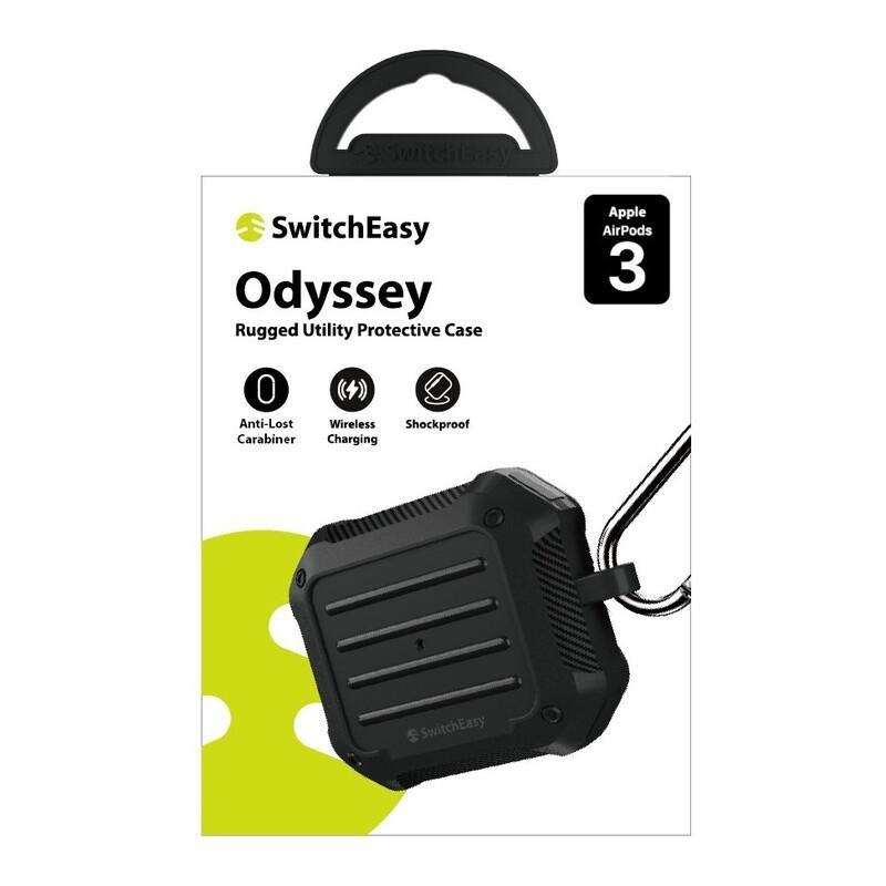 SwitchEasy Odyssey Rugged Utility Protective Case for AirPods 3 Black, , large image number 1