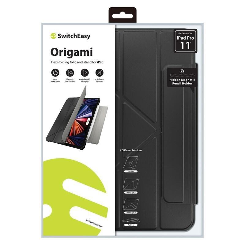 SwitchEasy Origami Flexi-Folding Folio Case for iPad Pro 11 2018-2021/iPad Air 10.9 2020 Black, , large image number 1
