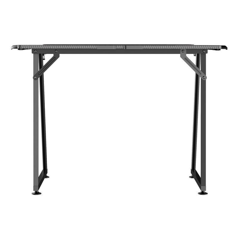 Twisted Minds A Shaped Gaming Desk Carbon Fiber Texture With RGB Light, , large image number 2