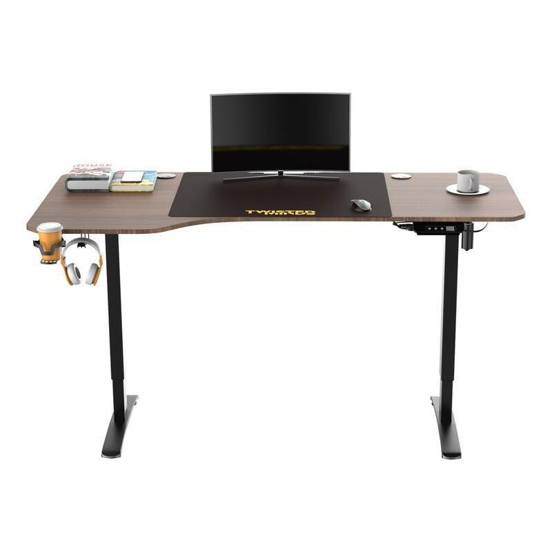 Twisted Minds T Shaped Gaming Desk Electric-Height Adjustable - Left, , large image number 1