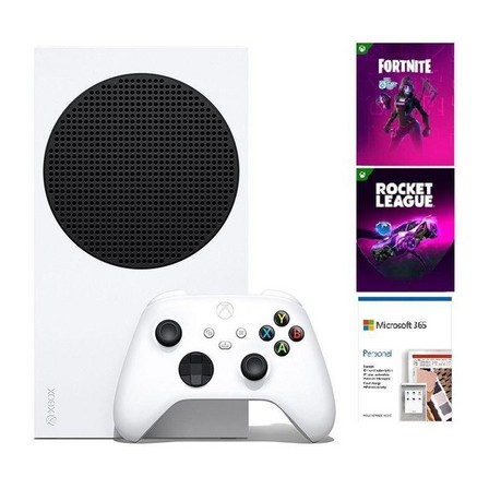 MICROSOFT - Microsoft Xbox Series S 512GB Digital Console + Fortnite + Rocket League + Microsoft 365 Personal (Bundle)