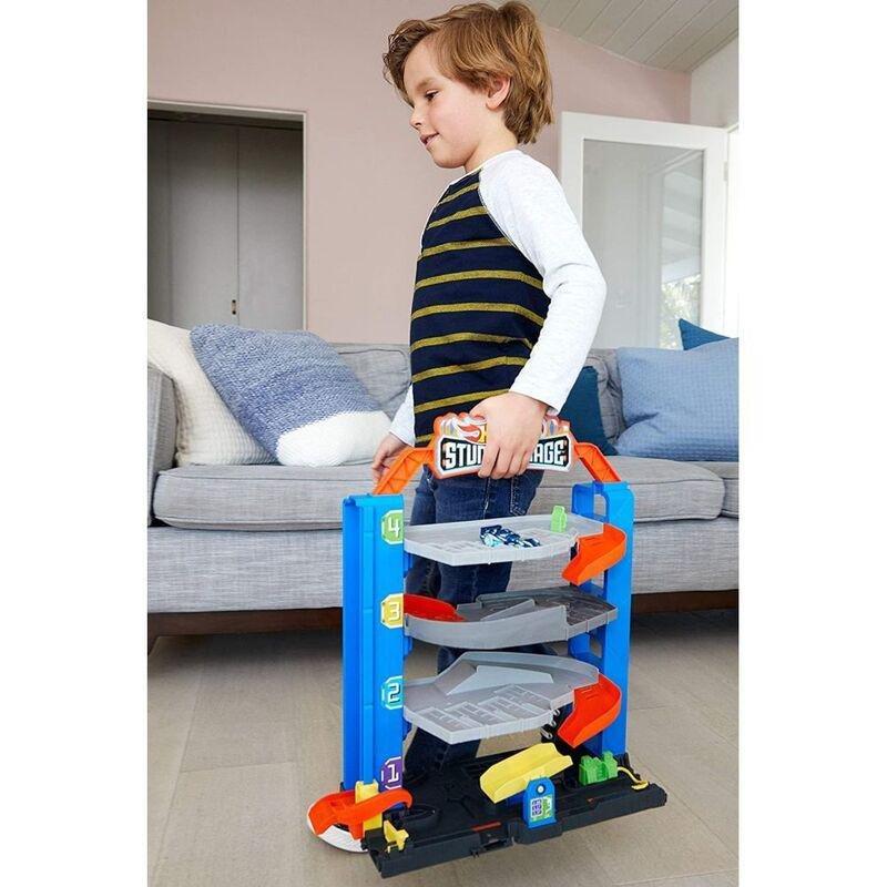Hot Wheels Stunt Garage Toy Car Playset GNL70, , large image number 0