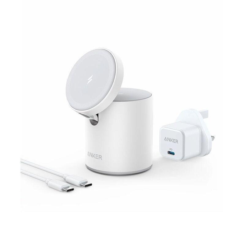 Anker 623 MagGo Magnetic Wireless USB-C Charger - White, , large image number 0