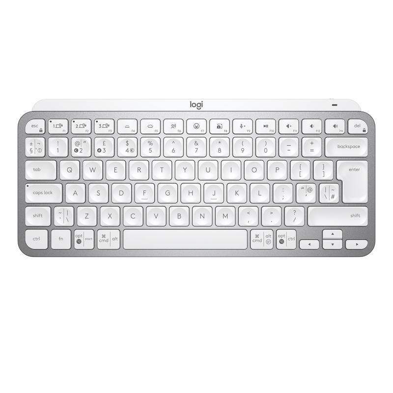 Logitech MX Keys Mini Wireless Illuminated Keyboard - (US International) - Pale Grey, , medium