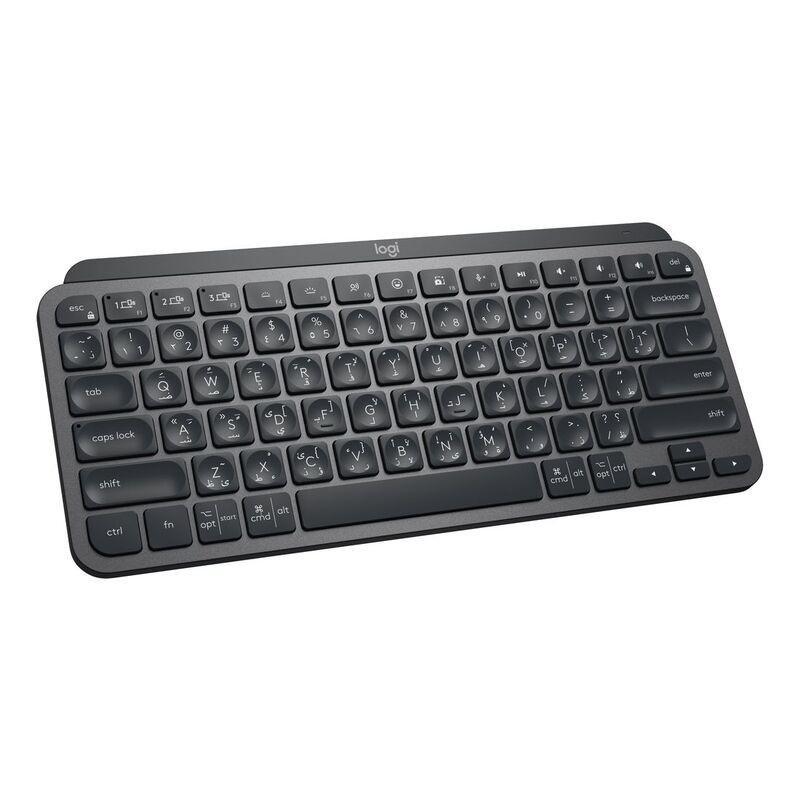 Logitech MX Keys Mini Wireless Illuminated Keyboard - Graphite - (Arabic/English), , medium