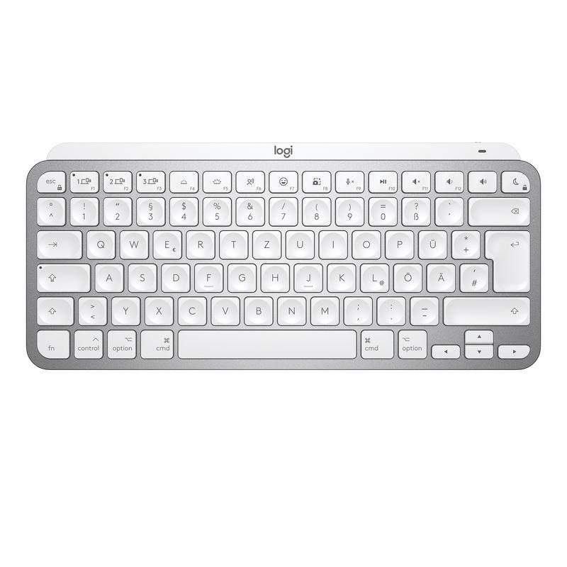 LOGITECH - Logitech MX Keys Mini Wireless Illuminated Keyboard - (US International) - Pale Grey