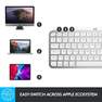 LOGITECH - Logitech MX Keys Mini Wireless Illuminated Keyboard - (US International) - Pale Grey