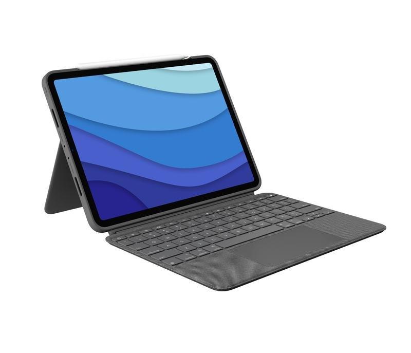 Logitech Combo Touch Keyboard Case for iPad Pro 11-Inch (1/2/3 Gen) - Arabic, , large image number 0
