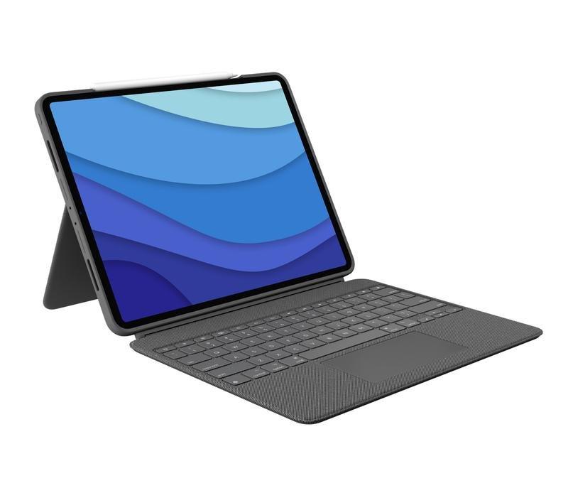 Logitech 920-010185 Combo Touch Keyboard Case for iPad Pro 12.9-Inch (5th Gen) - Arabic, , large image number 0