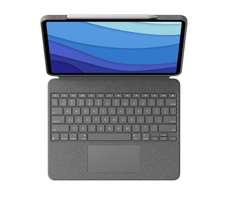 Logitech 920-010185 Combo Touch Keyboard Case for iPad Pro 12.9-Inch (5th Gen) - Arabic, , large image number 1