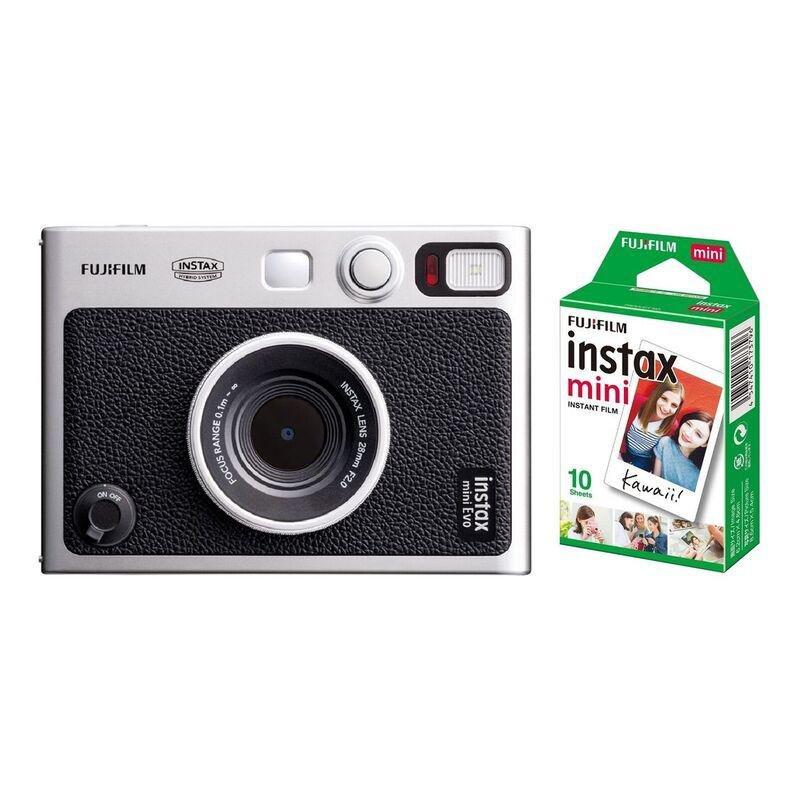 Fujifilm Instax Mini Evo Instant Film Camera - Black, , large image number 0