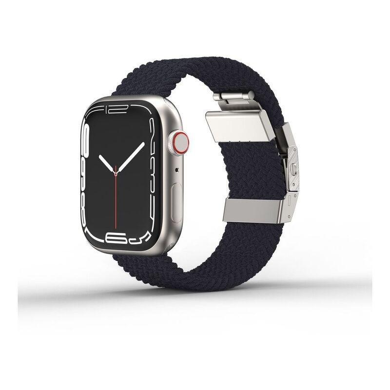 AmazingThing 45mm Titan Weave Braided Sport with Titanlink Band for Apple Watch Series 7 - Light Shadow Black, , large image number 0