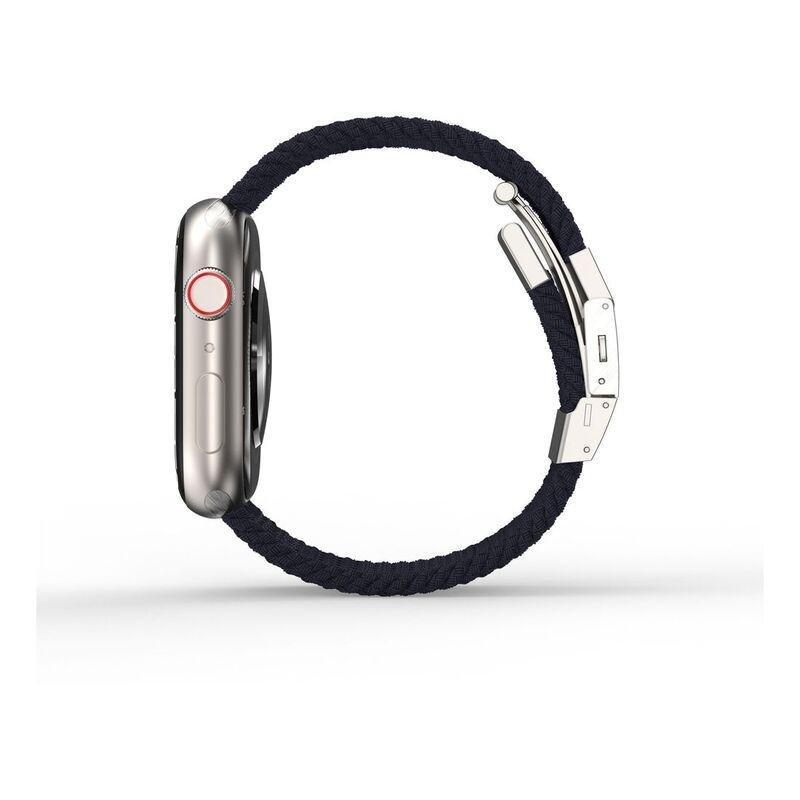 AmazingThing 45mm Titan Weave Braided Sport with Titanlink Band for Apple Watch Series 7 - Light Shadow Black, , large image number 3