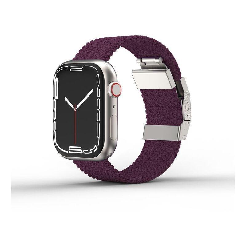 AmazingThing 41mm Titan Weave Braided Sport with Titanlink Band for Apple Watch Series 7 - Dark Cherry, , large image number 0