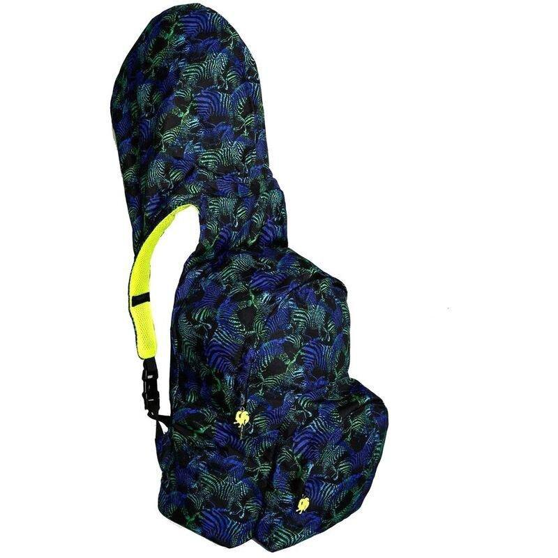 Morikukko Ho+C8Oded Backpack Kool Zebra Neon Yellow, , large image number 0