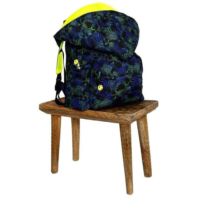 Morikukko Ho+C8Oded Backpack Kool Zebra Neon Yellow, , large image number 3