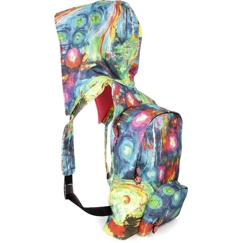 Morikukko Hooded Backpack Kids Van Gogh, , medium