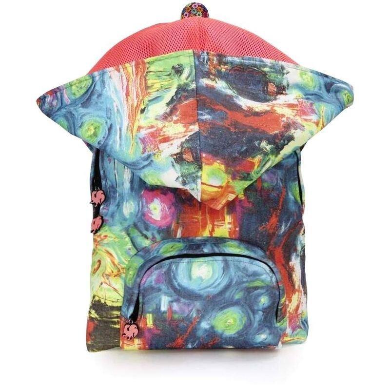 Morikukko Hooded Backpack Kids Van Gogh, , large image number 4
