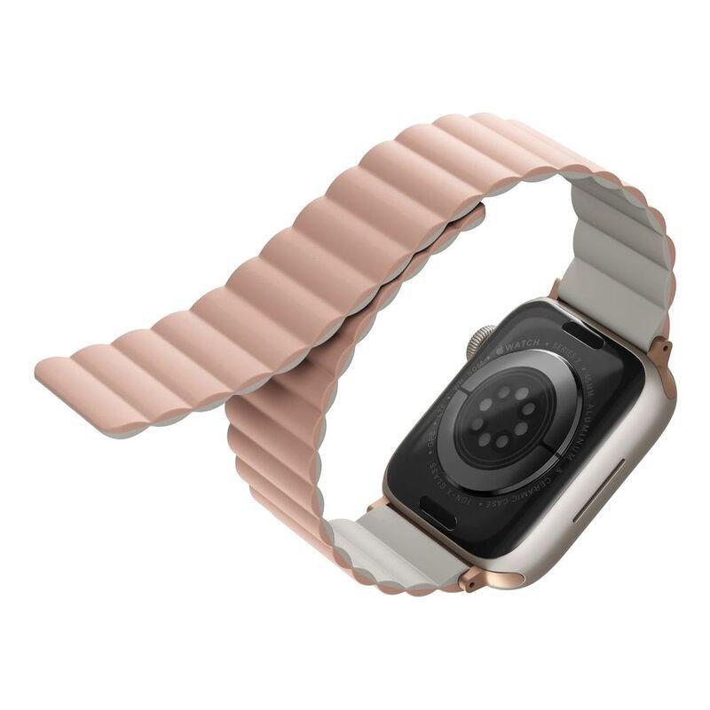 Uniq Revix Reversible Magnetic Apple Watch Strap 41/40/38mm Blush, , large image number 0