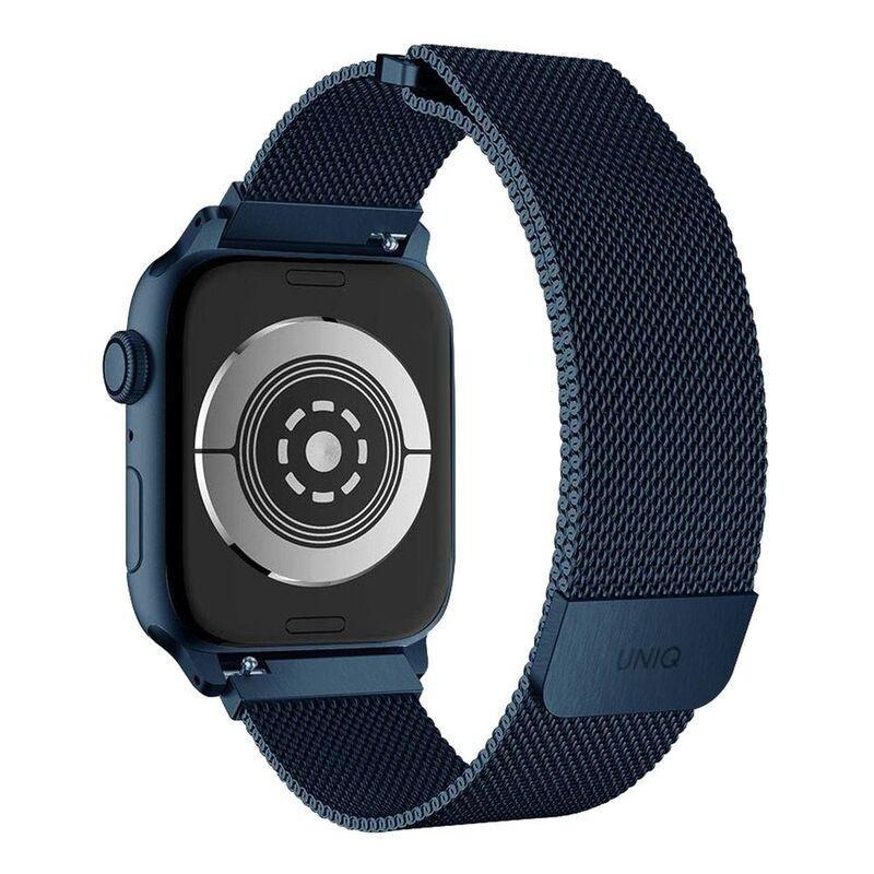 Uniq Dante Apple Watch Mesh Steel Strap 45/44/42mm Cobalt Blue, , large image number 1