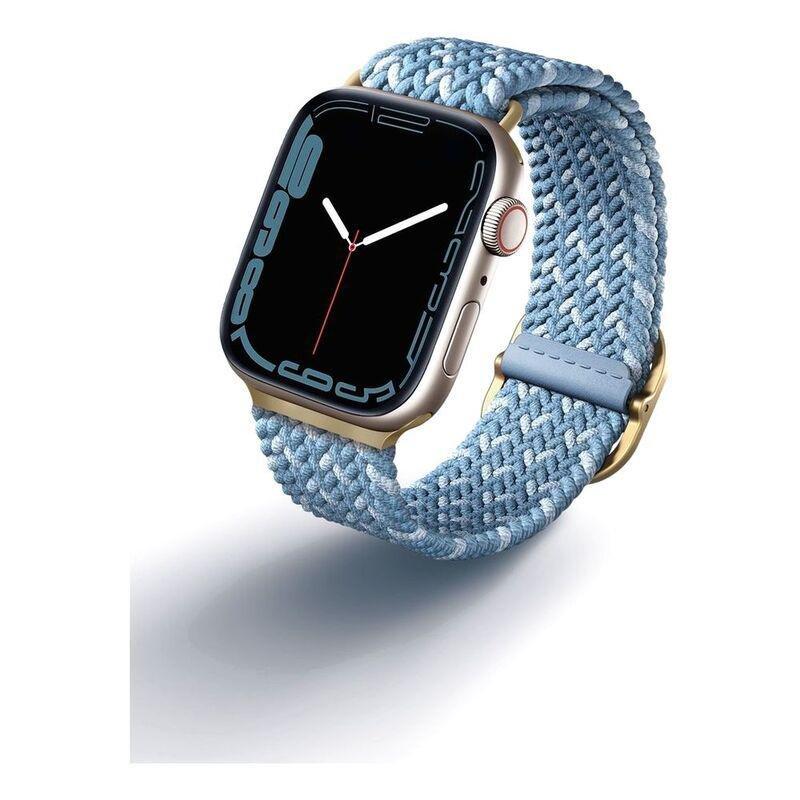 Uniq Aspen Designer Edition Braided Apple Watch Strap 41/40/38mm Cerulean Blue, , medium