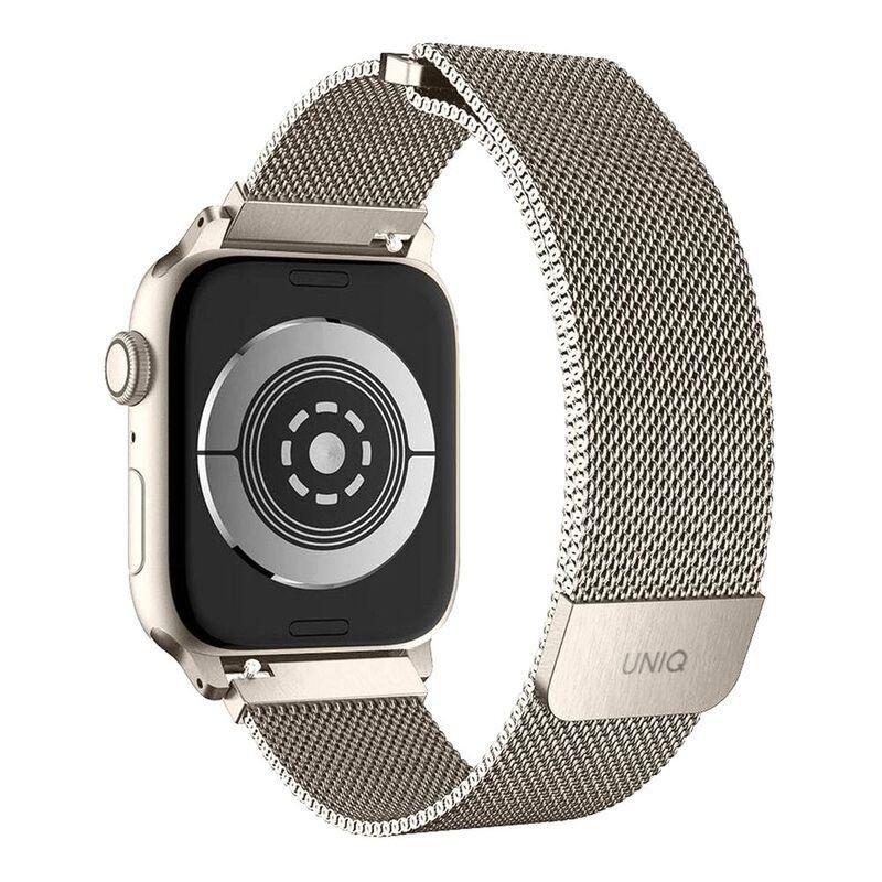 Uniq Dante Apple Watch Mesh Steel Strap 41/40/38mm Starlight, , large image number 0