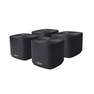 ASUS - ASUS XD4 ZenWiFi AX1800 Mini Whole-Home Dual Band Mesh WIFI 6 System Black (Pack of 4)