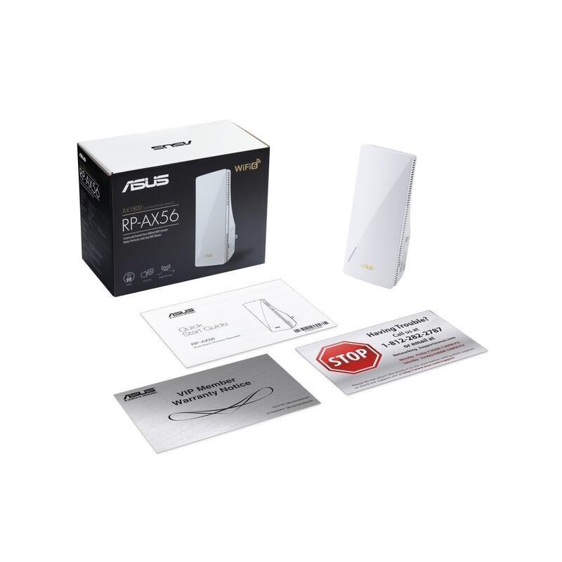 ASUS AX1800 Dual Band WIFI 6 802.11ax Range Extender White, , large image number 1