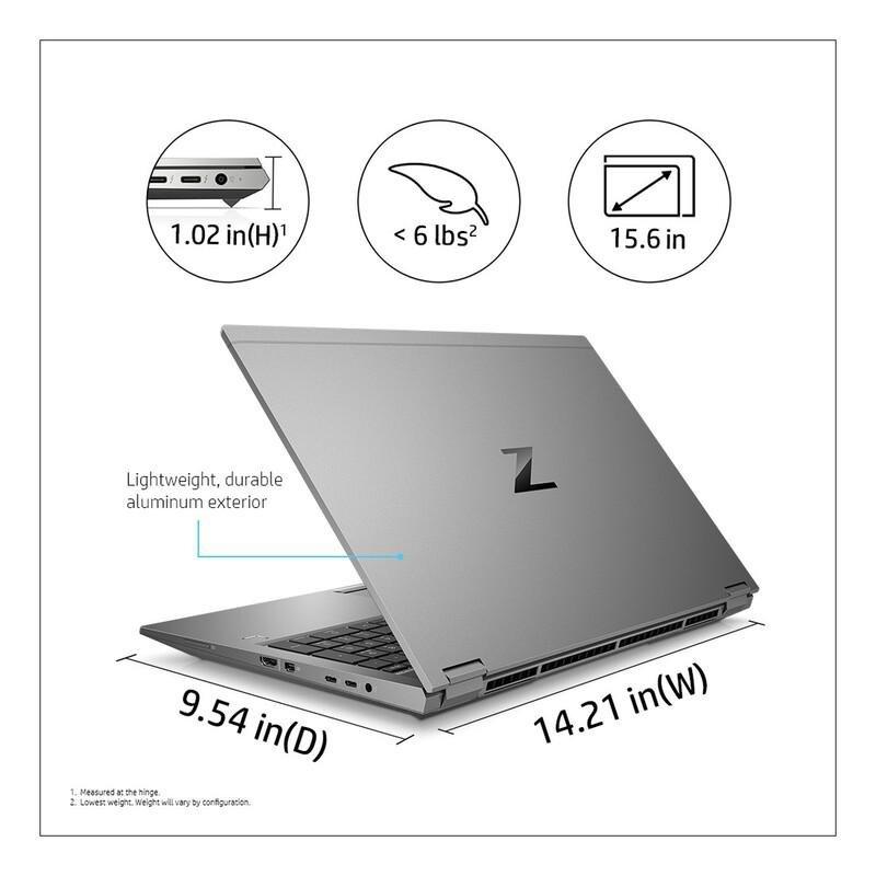 HP Zbook Laptop intel core i7-11850/32GB/1TB SSD/NVIDIA RTX A3000 6GB/15.6-inch HD/Windows 10 Pro/Gray (Arabic/English), , large image number 1