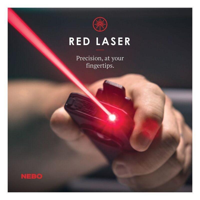 Nebo Slim+ Pocket Light & Laser Pointer Black, , large image number 1