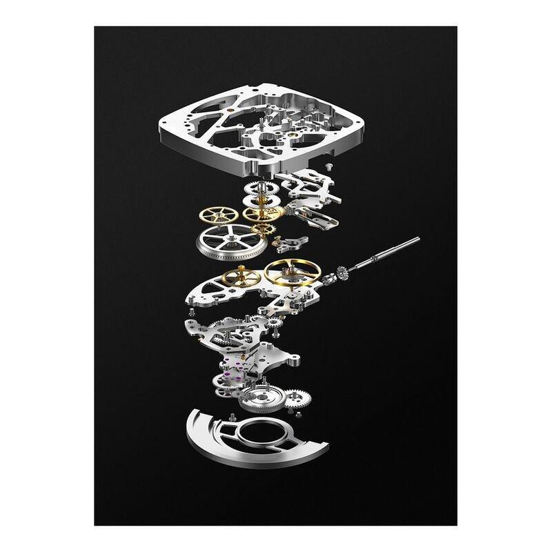 Ciga Design Z-Series Titanium Automatic Mechanical Skeleton Wrist Watch - Black, , large image number 1